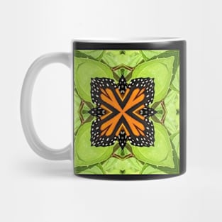 Monarch Butterfly kaleidoscope pattern Mug